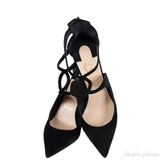 Christian Louboutin Rosas 85 Black Suede Heels