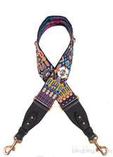 Canvas Embroidered Mexico Studded Shoulder Strap