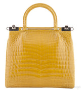 Crocodile Raffles Handbag