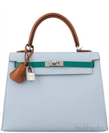 Kelly 25 Tri-color Epsom Sellier