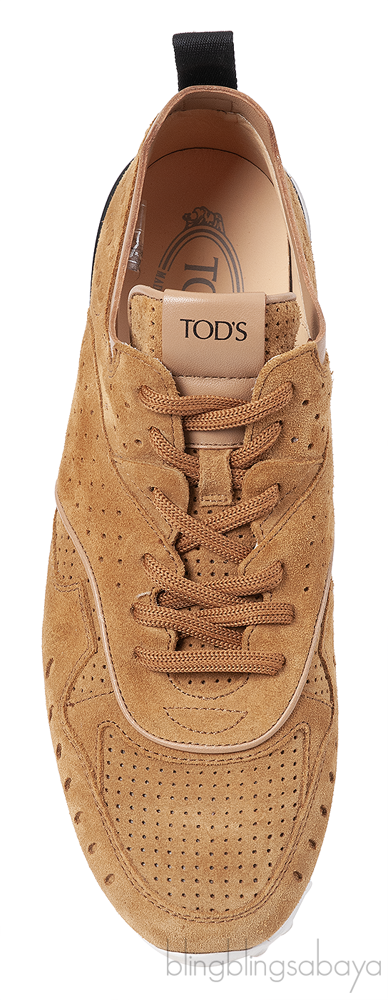 Tod\'s Brown Suede Sneakers