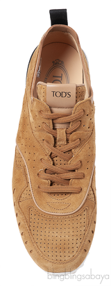 Tod\'s Brown Suede Sneakers