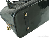 Louis Vuitton Alma Monogram Vernis Dark Green GM