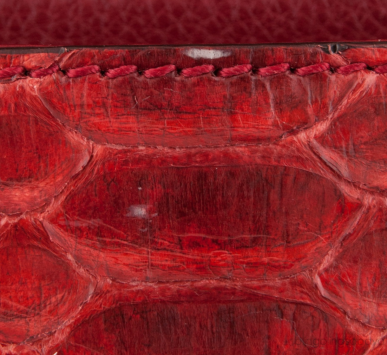 Gucci Red Python Nouveou Mini Shoulder Bag