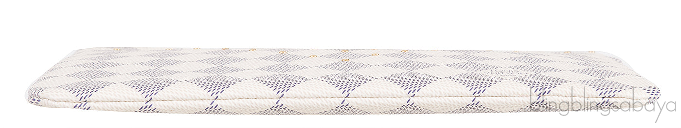 Louis Vuitton City Pouch Damier Azur Studded Clutch