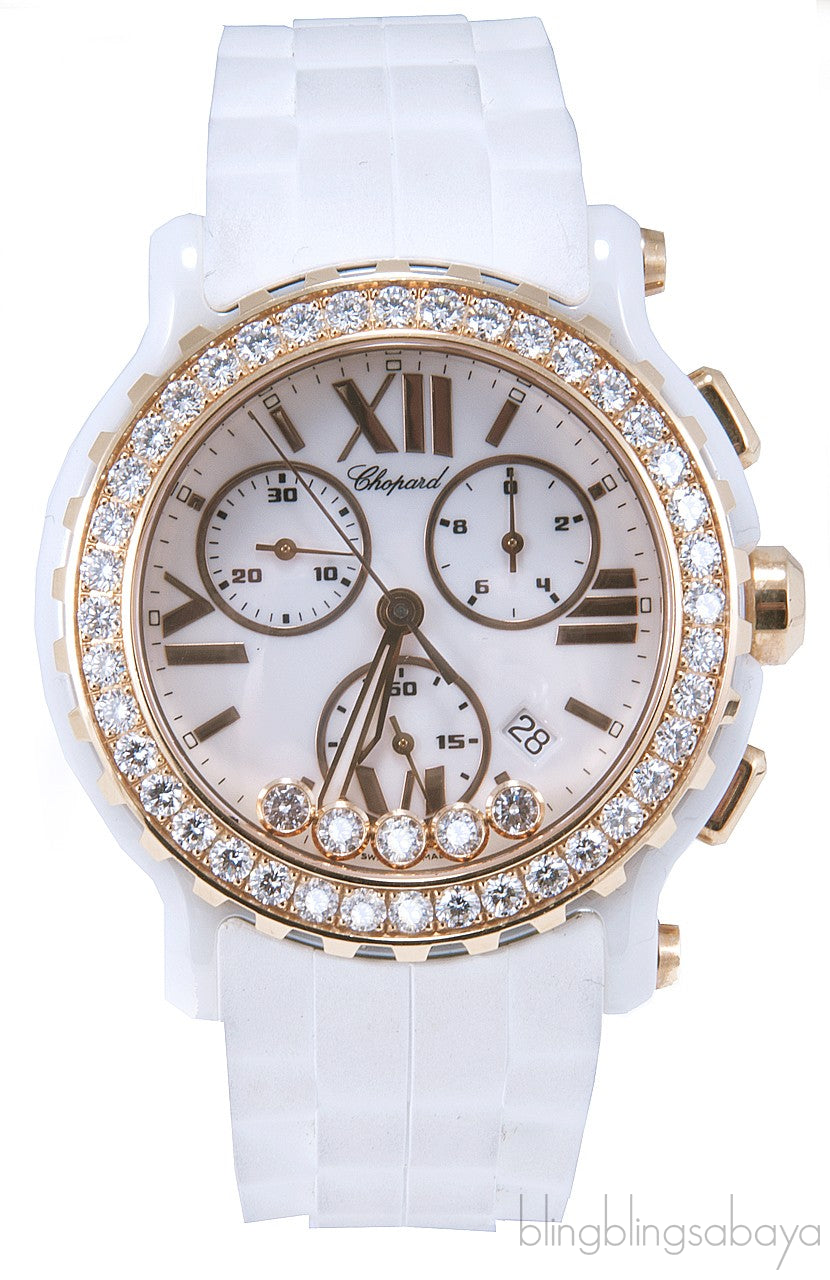 Happy Sport Pink Gold White Diamond