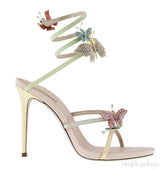 Butterfly Swarovski Twirl Sandals