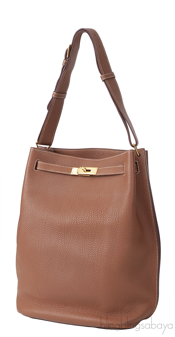 So Kelly 26 Gold Taurillon Clemence GHW