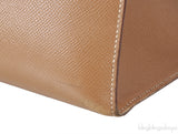 Vintage Kelly 35 Gold Courchevel Sellier GHW