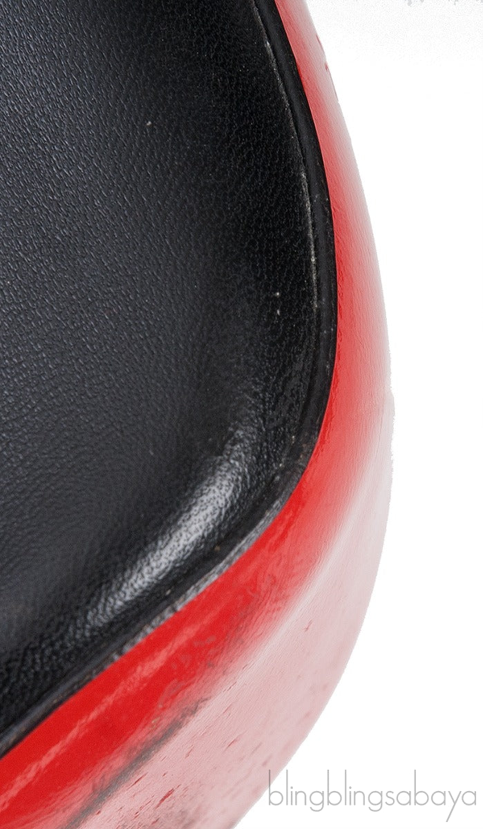 Black & Red Huguetta Heels