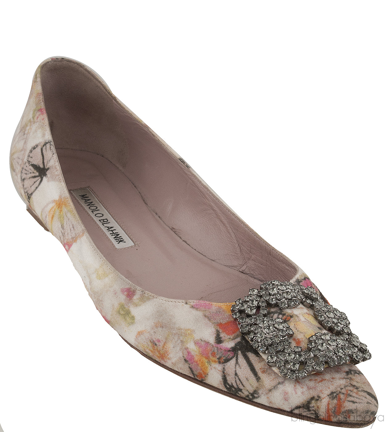 Butterfly Print Hangisi Flat