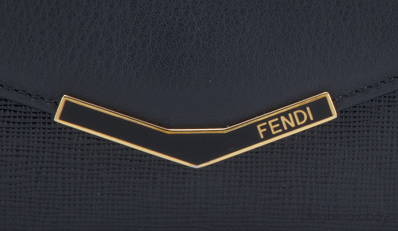 2Jours Black Saffiano Wallet*