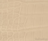 Bi-color Bearn Vanille Crocodile Ombre Lizard Wallet