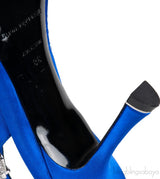 Ivy Crystal Logo Satin Sandals