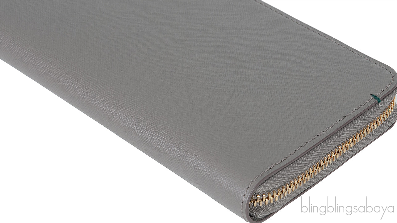 Rolex Bi-color Zip Around Wallet