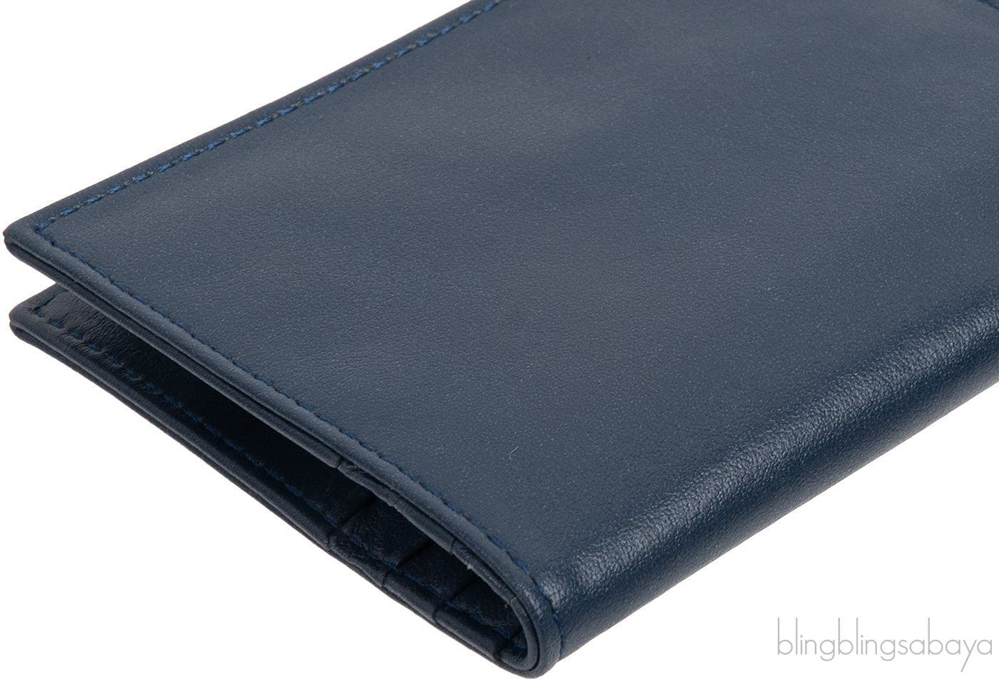 Dark Blue Bi-fold Cardholder