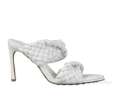 Curve Optic White Sandals