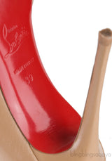 Nude Pointed Toe Heels