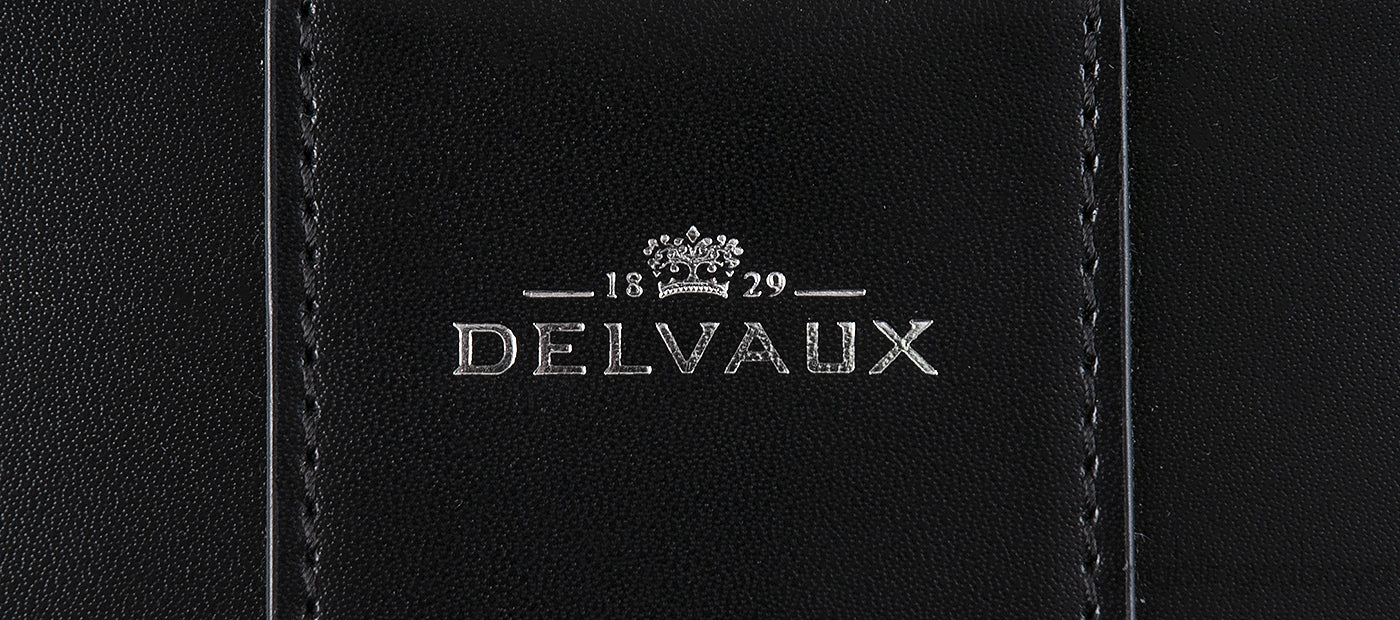 Delvaux Black Brilliant Mini Leather Tote