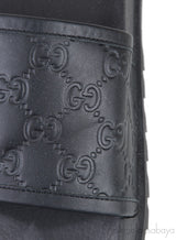 Pursuit Track Leather Slides