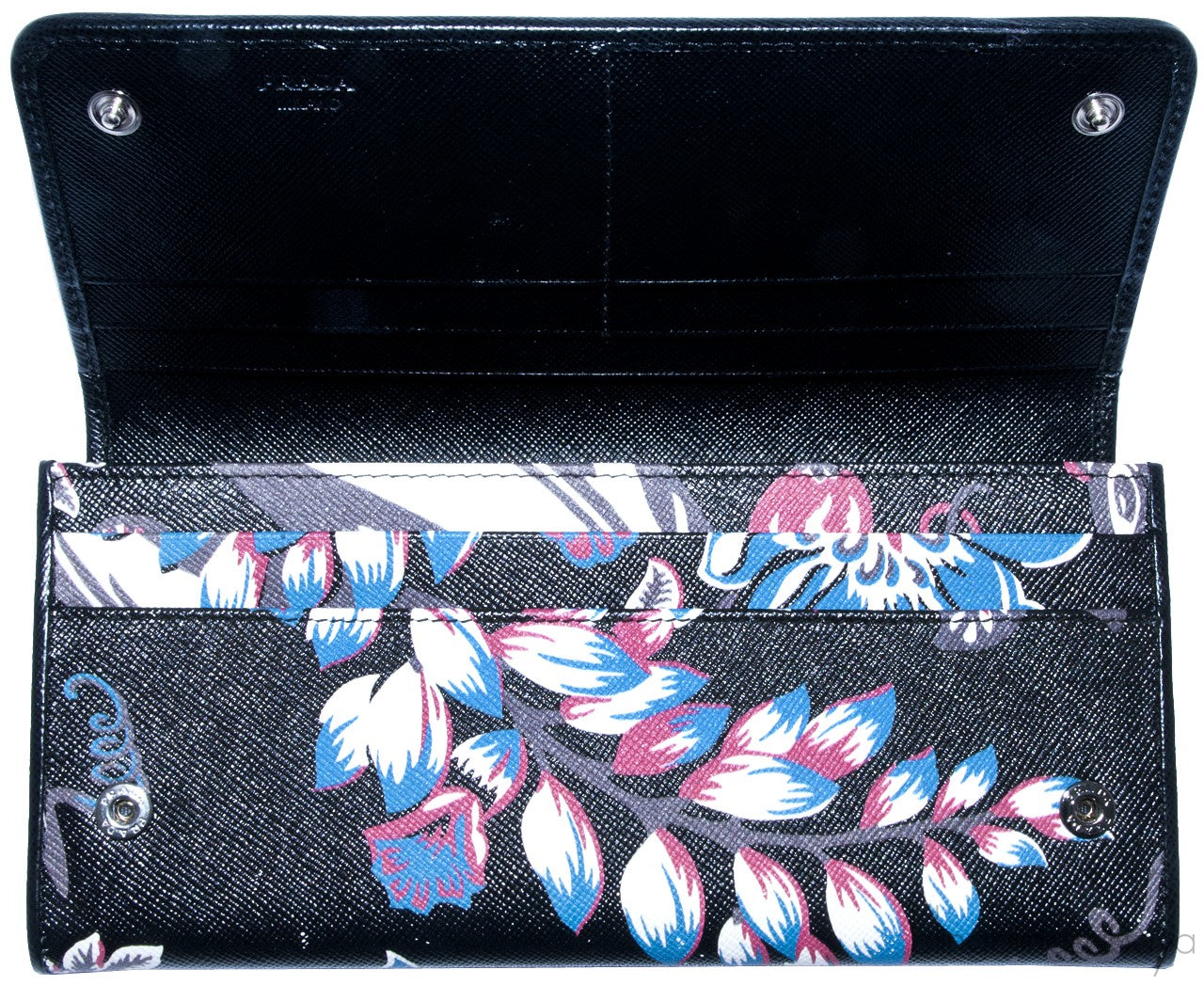 Floral Printed Continental Wallet