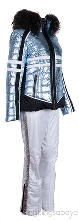 Fur Trimmed Ski Jacket & Trouser Set + Fusalp Inner Jacket