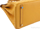 Birkin 30 Camel Ostrich GHW