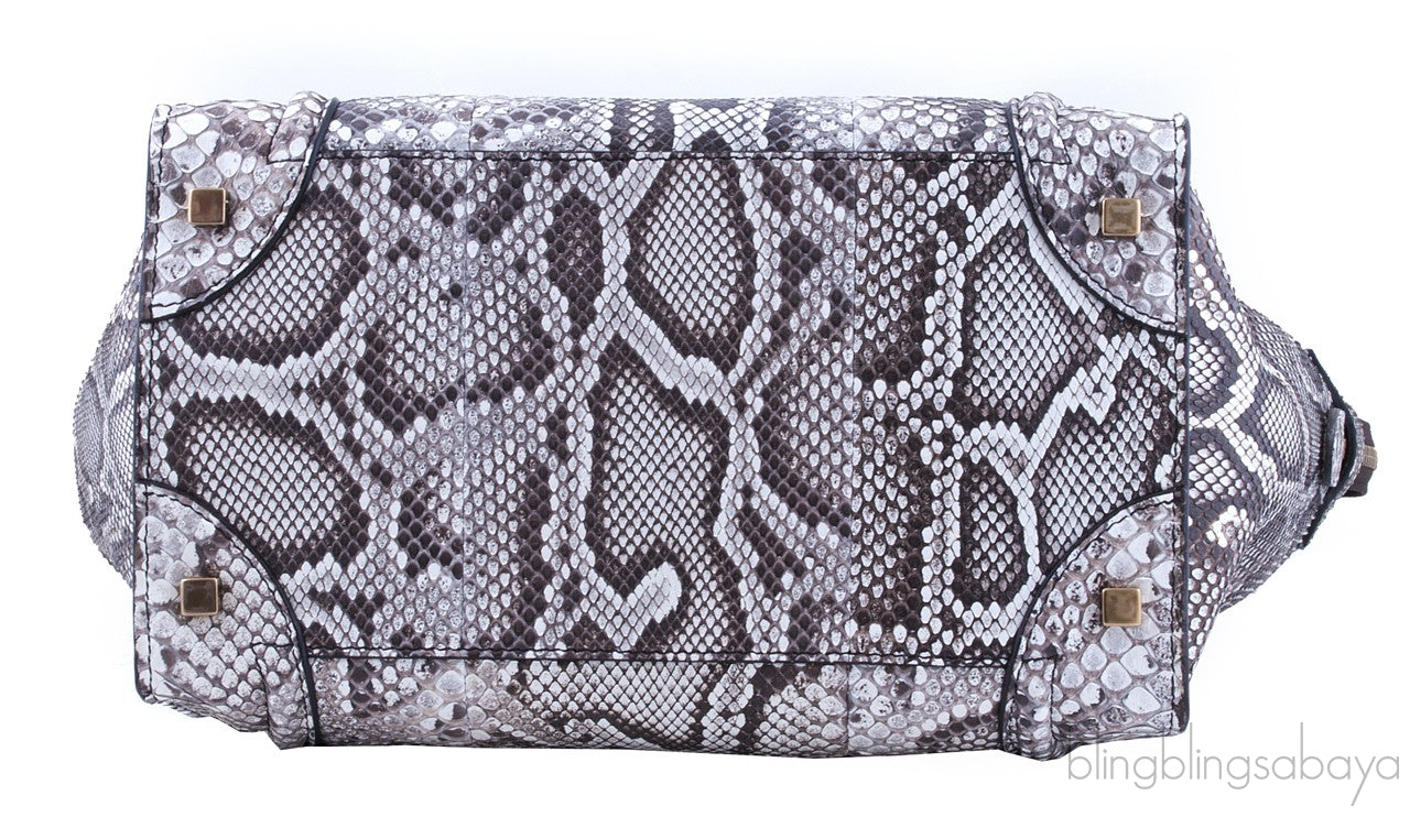 Mini Luggage Natural Python