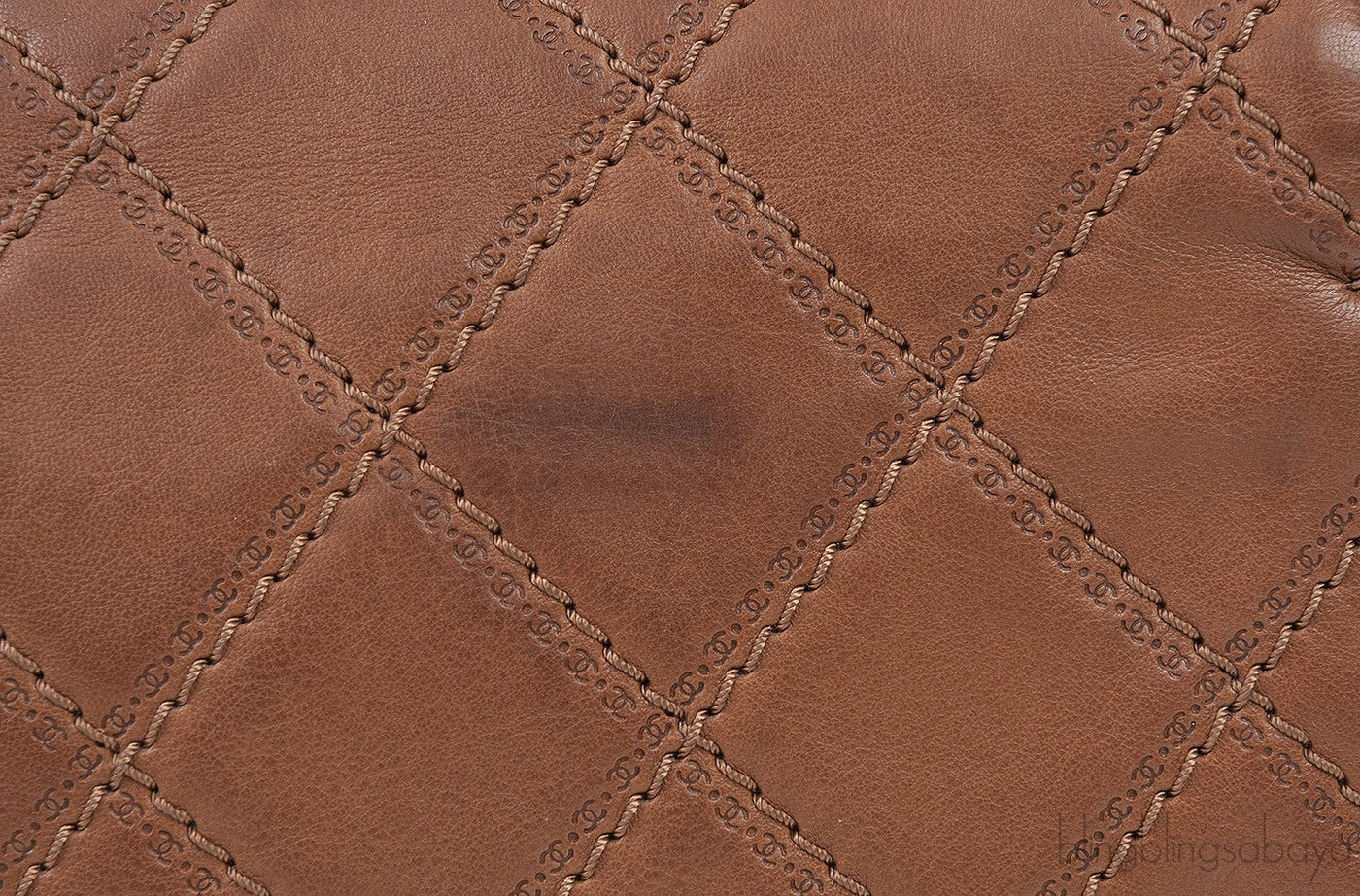 Chanel Brown Quilted Coco Sporran Shoulder Bag