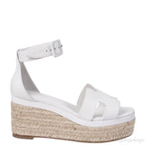 Hermes White Elda Espadrille in Calfskin