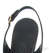 H night 90 Black Patent Heels