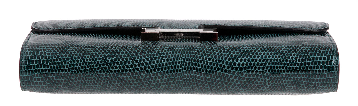 Constance To Go Vert Cypress Lizard Wallet