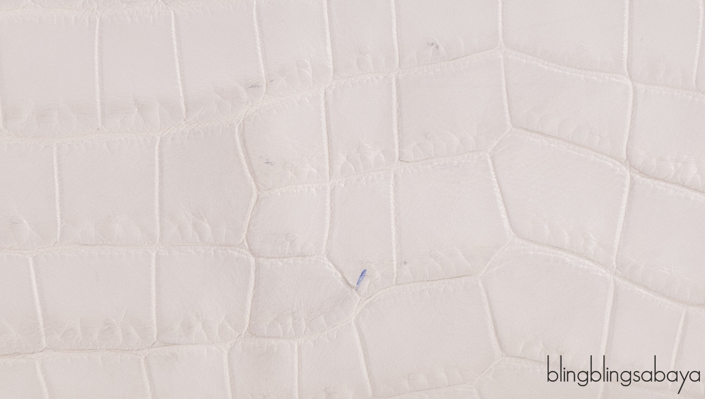 White Crocodile Medium Peekaboo GHW