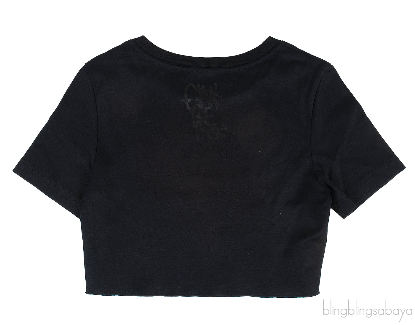 Dolce & Gabbana Black Kids Crop Top