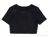 Dolce & Gabbana Black Kids Crop Top