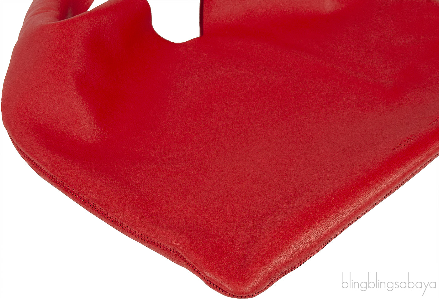 Candy Red Bindle Small Leather Tote Bag