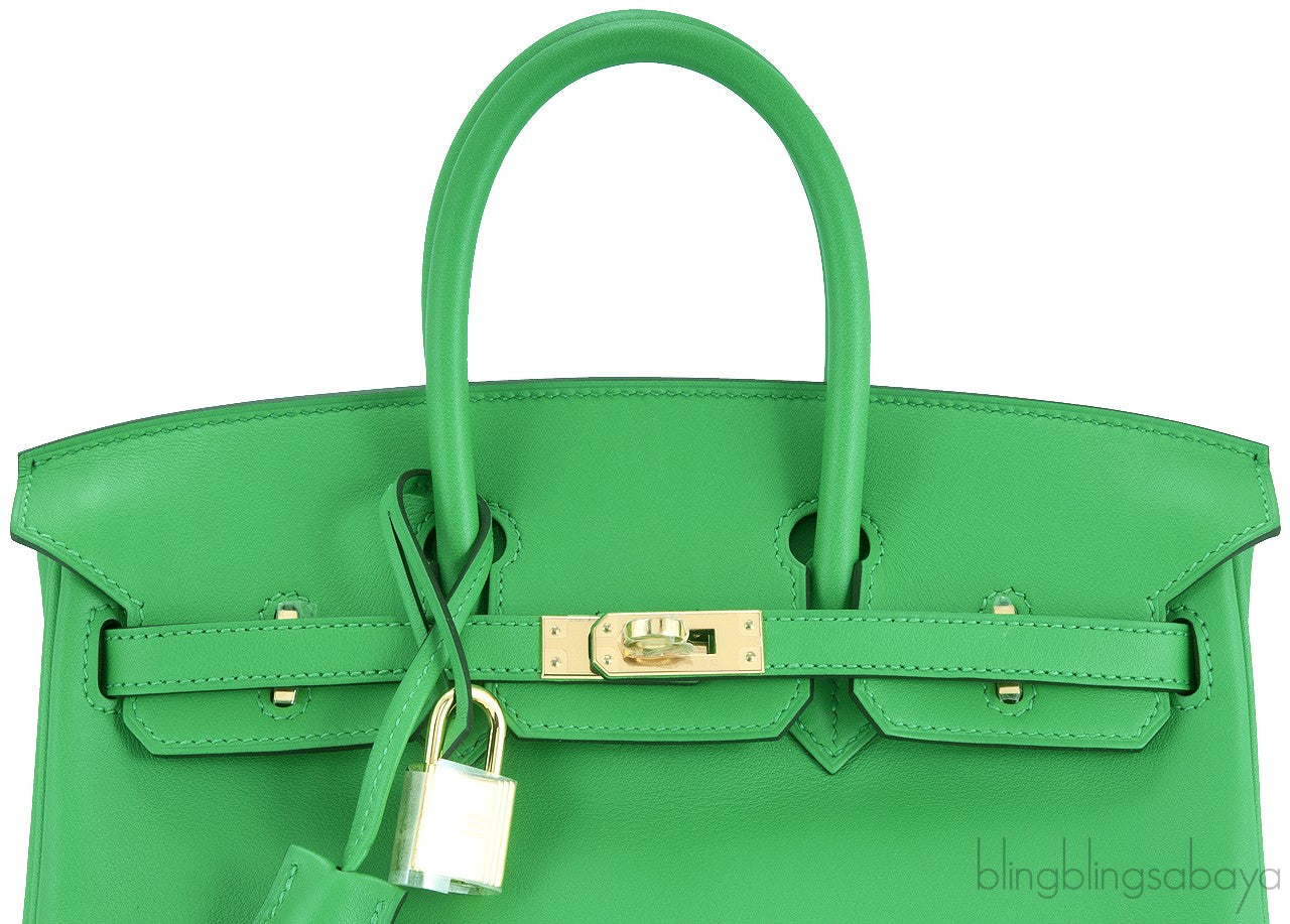 Birkin 25 Bambou Swift GHW