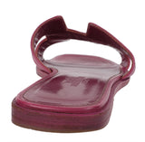 Hermes Rose Magenta  Epsom Oran Sandals 36
