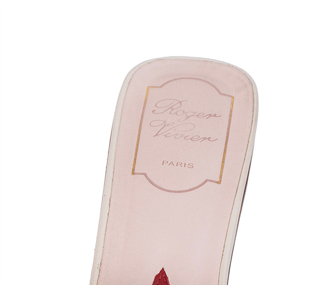 Roger Vivier Love Metal Buckle Mules