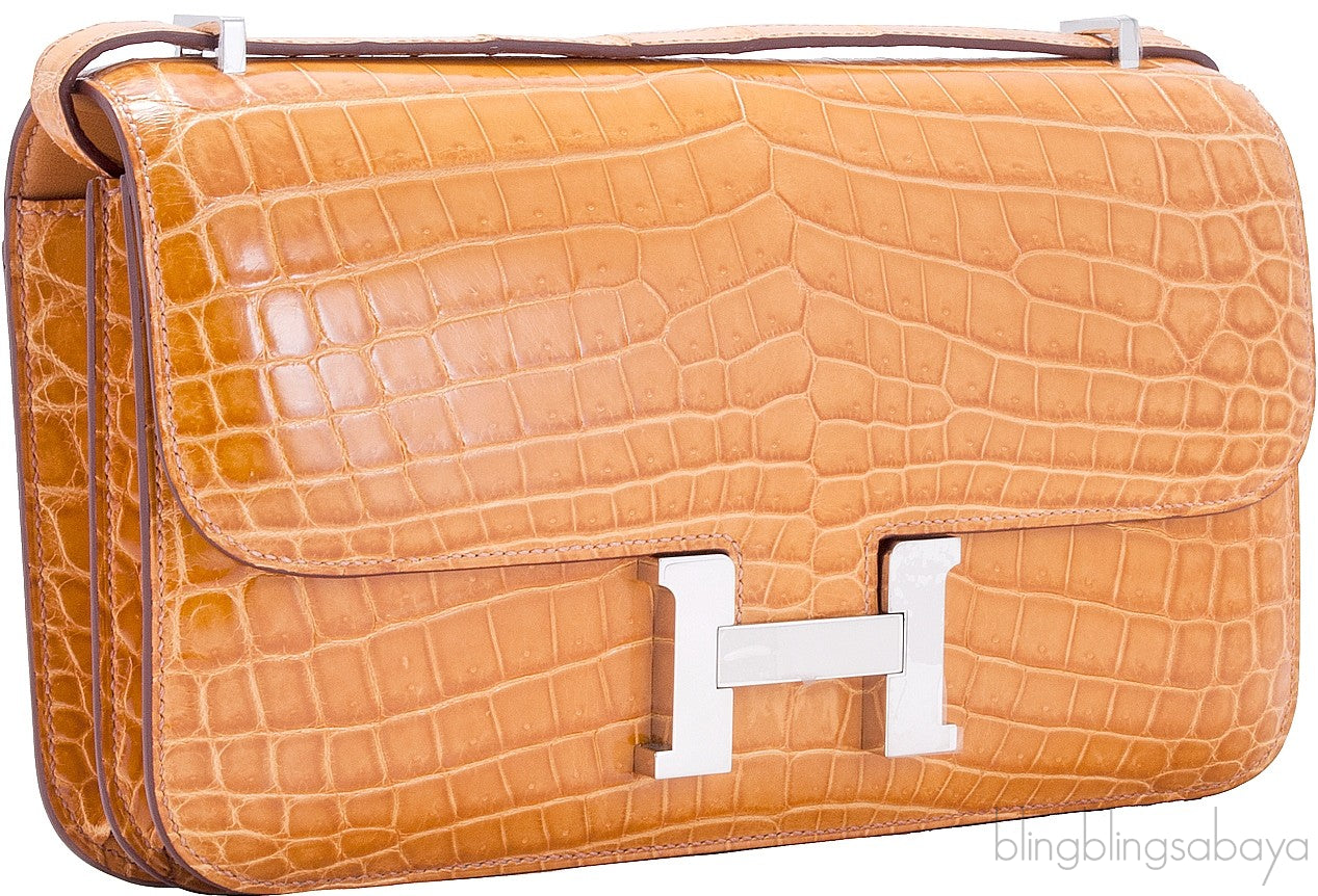Constance Elan Saffron Crocodile PHW