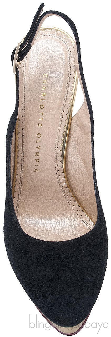 Dolly Suede Slingback Pump