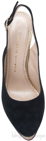 Dolly Suede Slingback Pump
