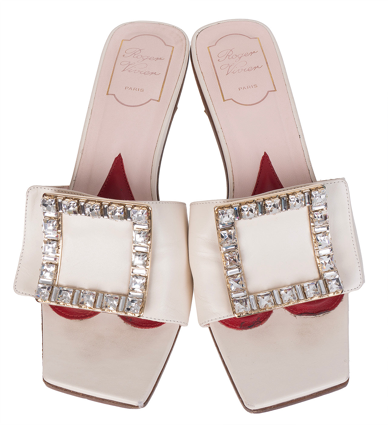 Roger Vivier Love Metal Buckle Mules