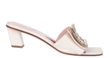Roger Vivier Love Metal Buckle Mules