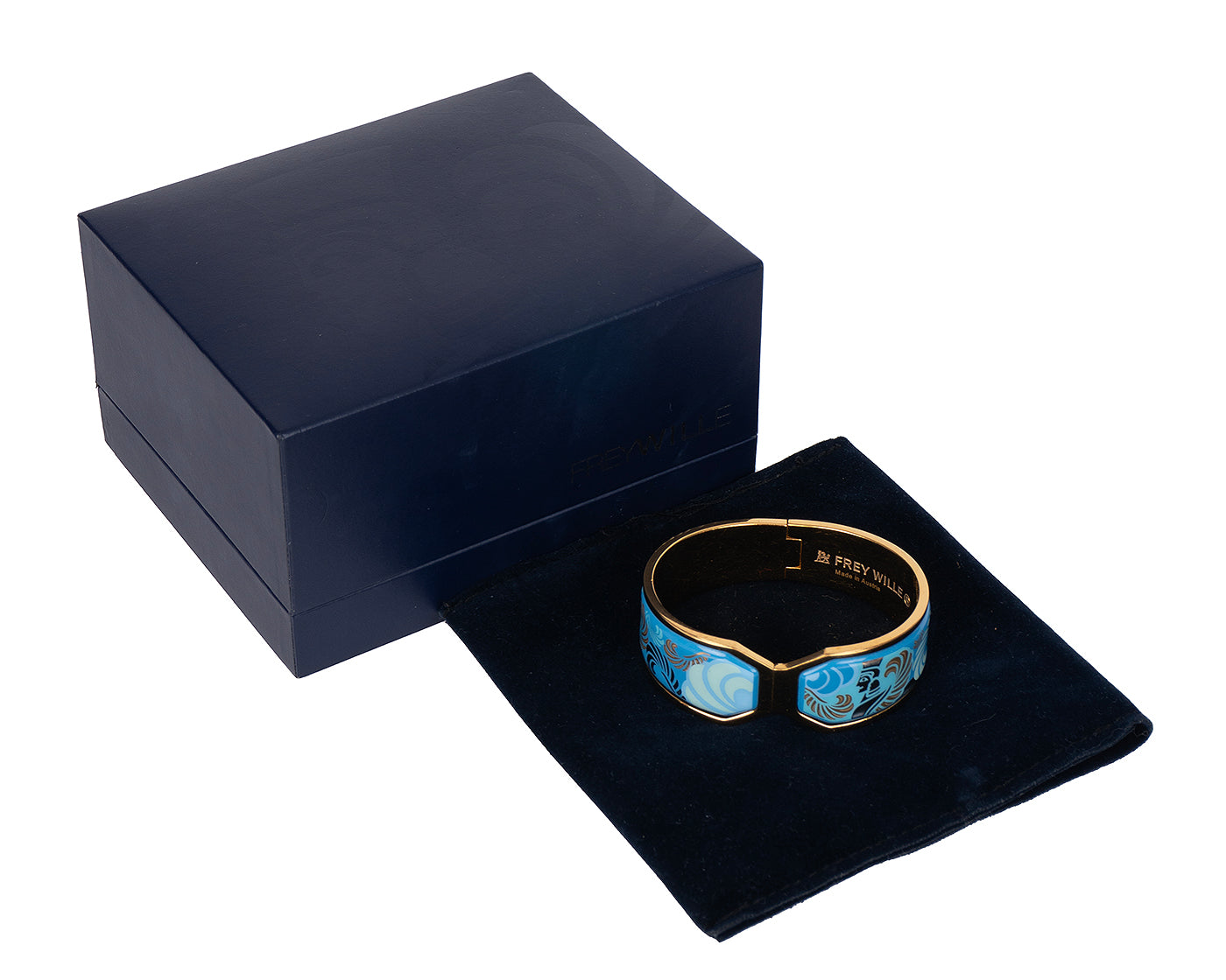 Freywille Blue Turqouise Clasp Bangle Contessa