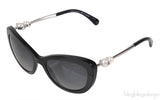 5340 H Black Frame Pearl Sunglasses