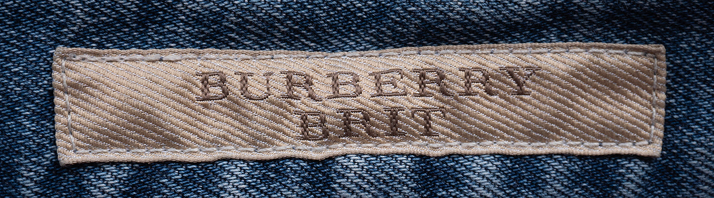 Burberry Brit Relaxed Skinny Blue Denim