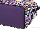 Peekaboo Mini Jeweled Satchel Bag