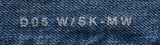 Saint Laurent Paris Blue Distressed Denim