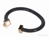 Fendi Resin Cabochon Stingray Bangle Bracelet